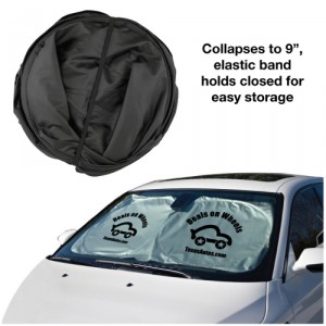 Car Sun Shades...Affordable option to get your message out in a big way